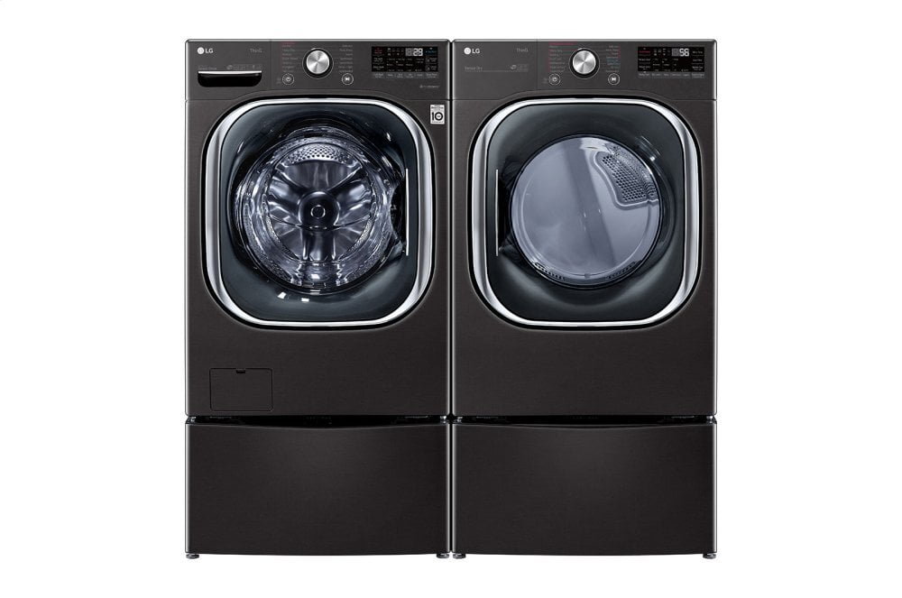 Lg DLEX4500B 7.4 Cu. Ft. Ultra Large Capacity Smart Wi-Fi Enabled Front Load Electric Dryer With Turbosteam™ And Built-In Intelligence