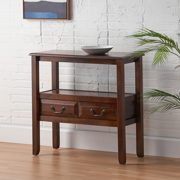 Grant Acacia Wood Accent Table by Christopher Knight Home