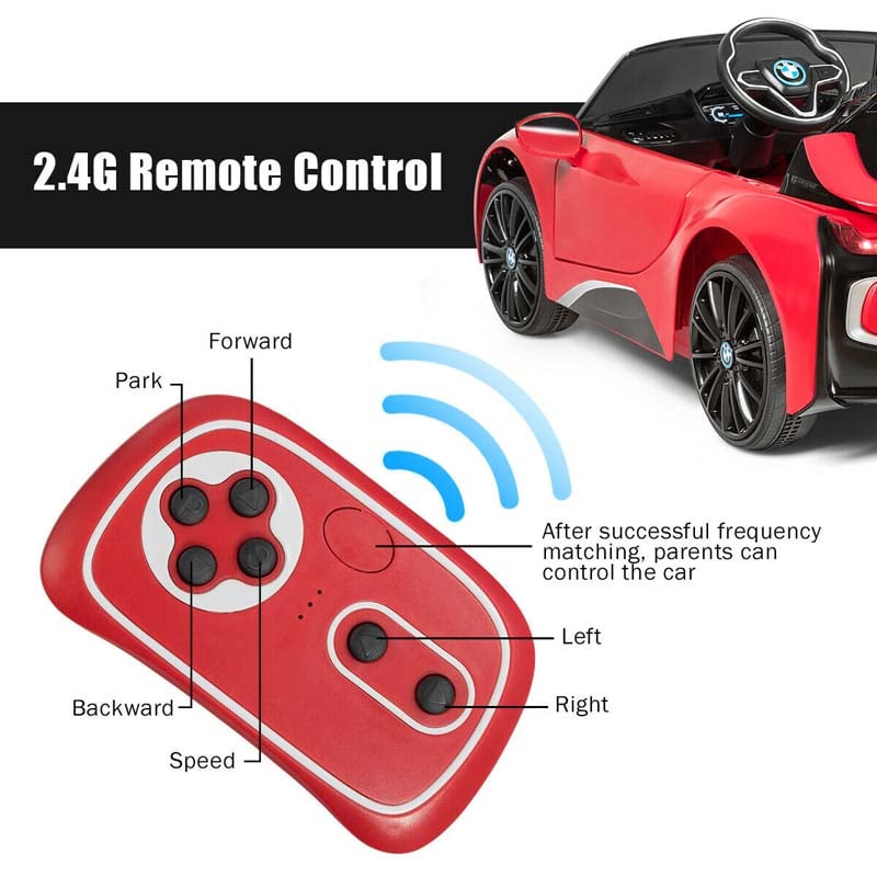 12V Licensed BMW I8 Coupe Kids Ride On Car Battery Powered Electric Vehicle with 2.4G Remote Control