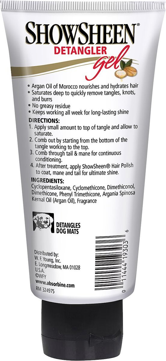 Absorbine Showsheen Horse Detangler Gel