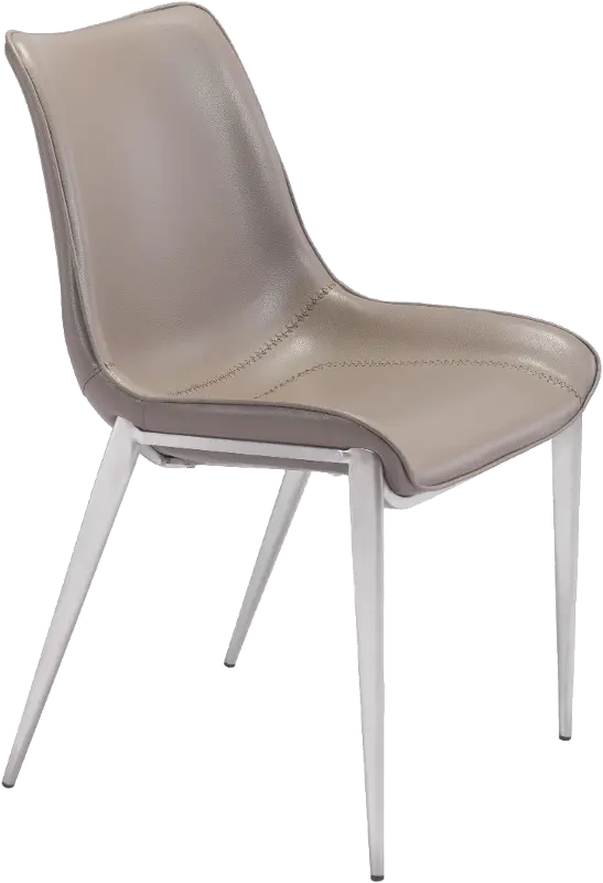 Magnus Gray Dining Room Chair， Set of 2