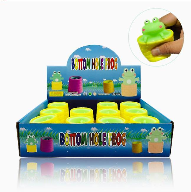 Fidget Toys Squishy Toy Relief Frog Cup Squeeze Toys 12 Pcs