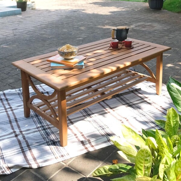 Cambridge Casual Lowell 5piece Teak Wood Outdoor Conversation Set with cushion