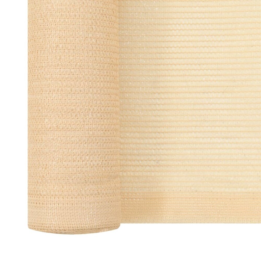 vidaXL Privacy Net HDPE 3.3'x82' Beige