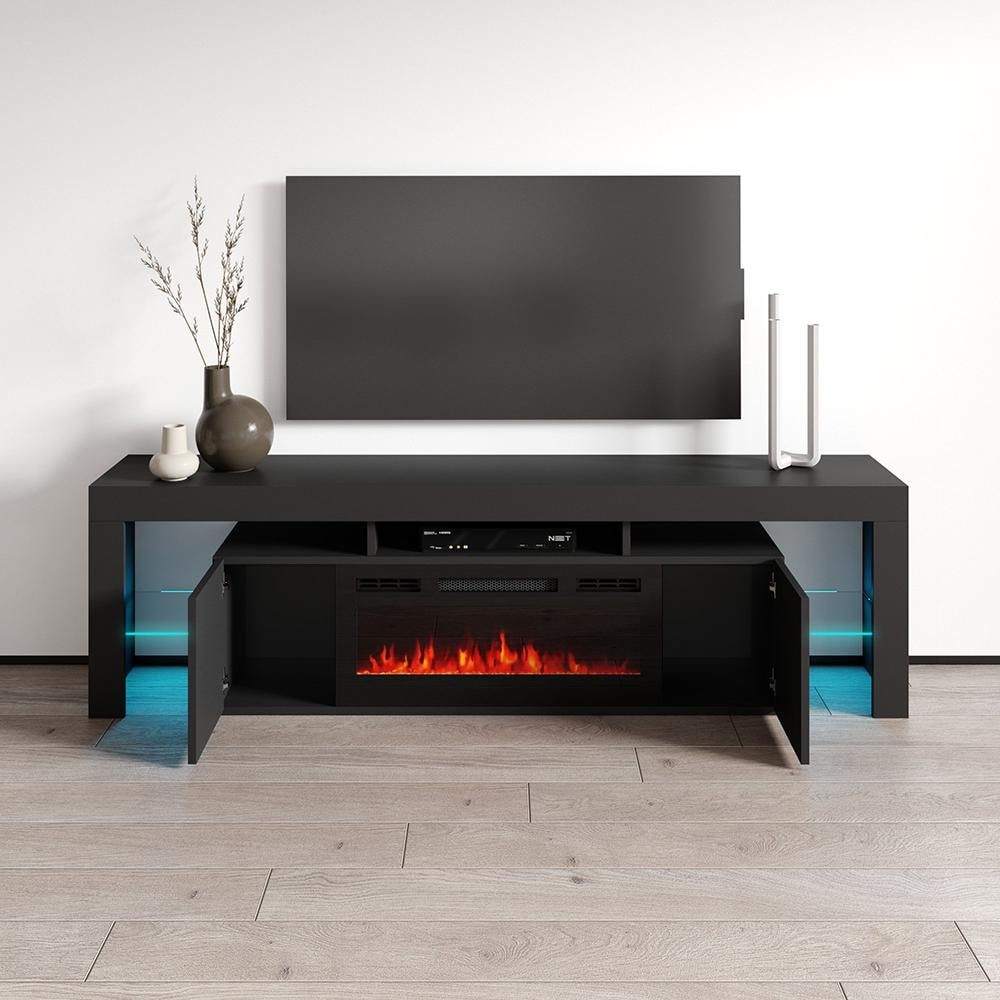 Soleo BL EF Electric Fireplace 79\