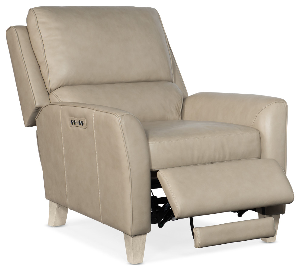 Dunes Power Recliner With Power Headrest   Transitional   Recliner Chairs   by Hooker Furniture  Houzz