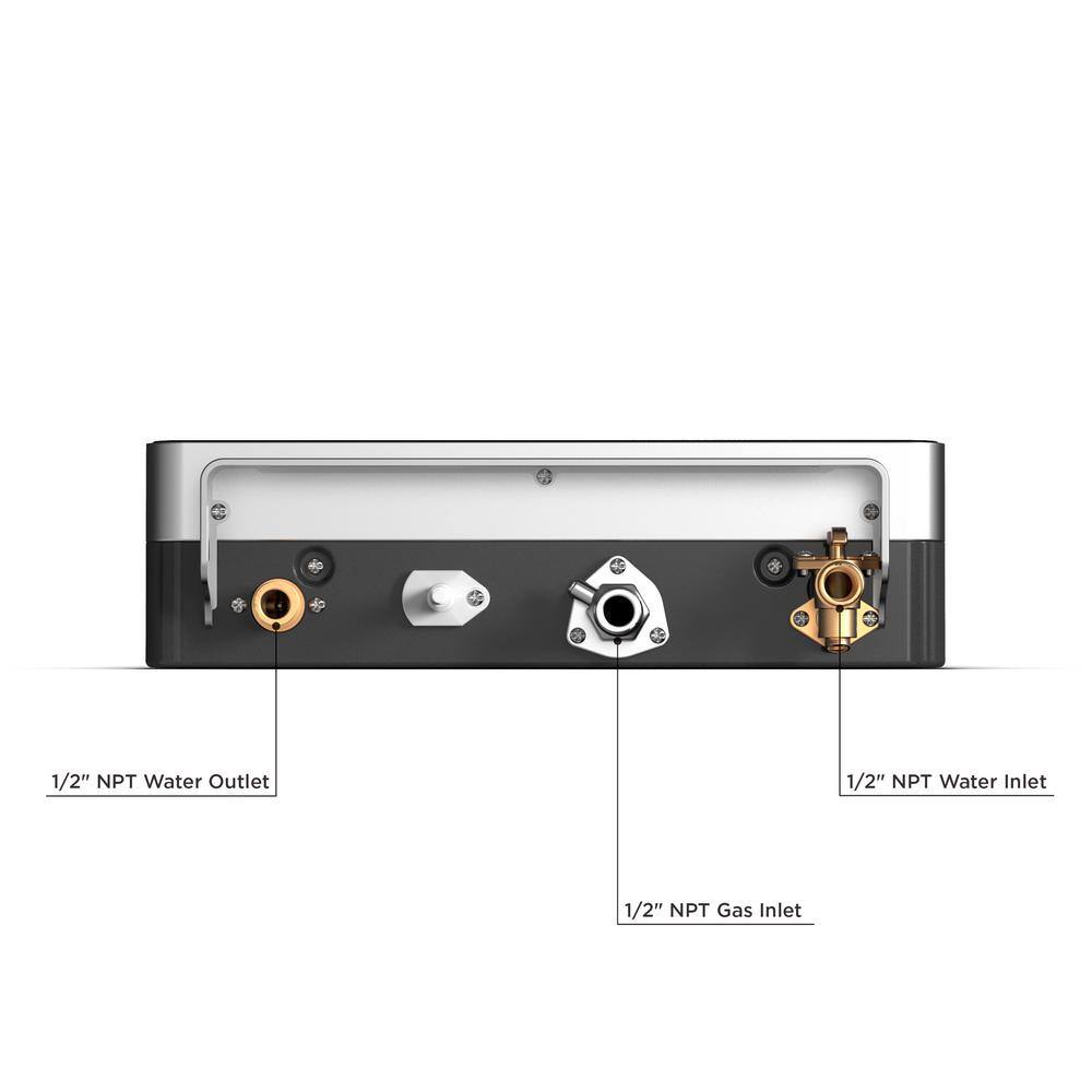 Eccotemp i12 4.0 GPM WholeHomeResidential 80000 BTU Liquid Propane Indoor Tankless Water Heater i12-LP