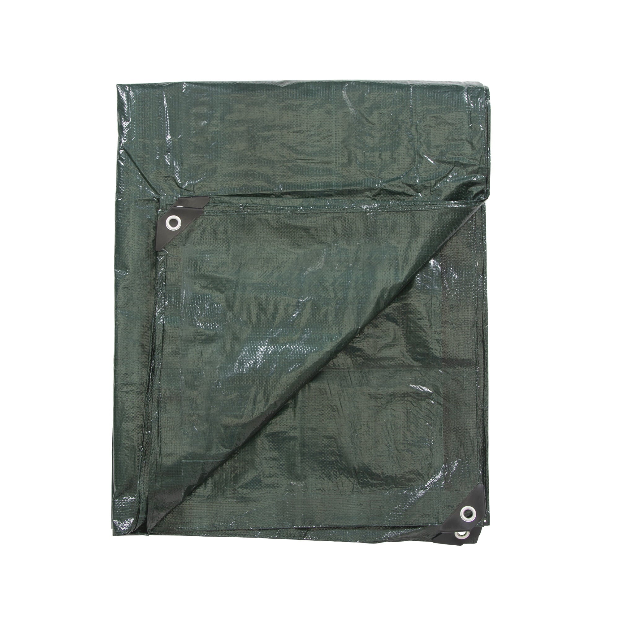 Stansport Medium-Duty Rip-Stop Tarp 8' x 10' - Dark Green