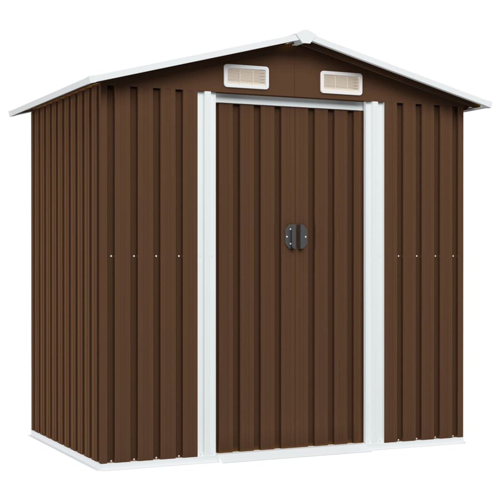 ametoys Garden Storage Shed Brown 80.3"x52"x73.2" Steel