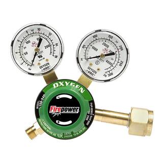 FIRE POWER 250 Series OxyFuel Oxygen Regulator for Tips with 5 in. Cutting Capacity 0781-9826