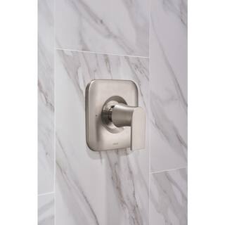 MOEN Genta Single-Handle 1-Spray Tub and Shower Faucet in Spot Resist Brushed Nickel (Valve Included) T82760SRN-TSRD