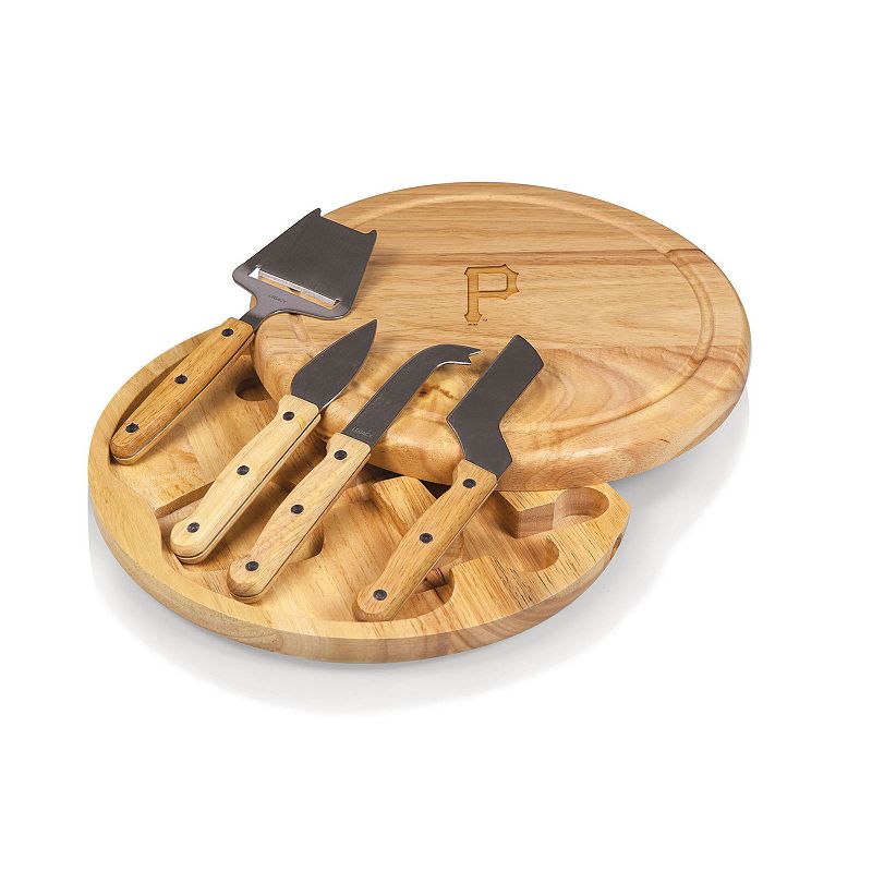 Picnic Time Pittsburgh Pirates Circo Cheese Cutting Board and Tools Set