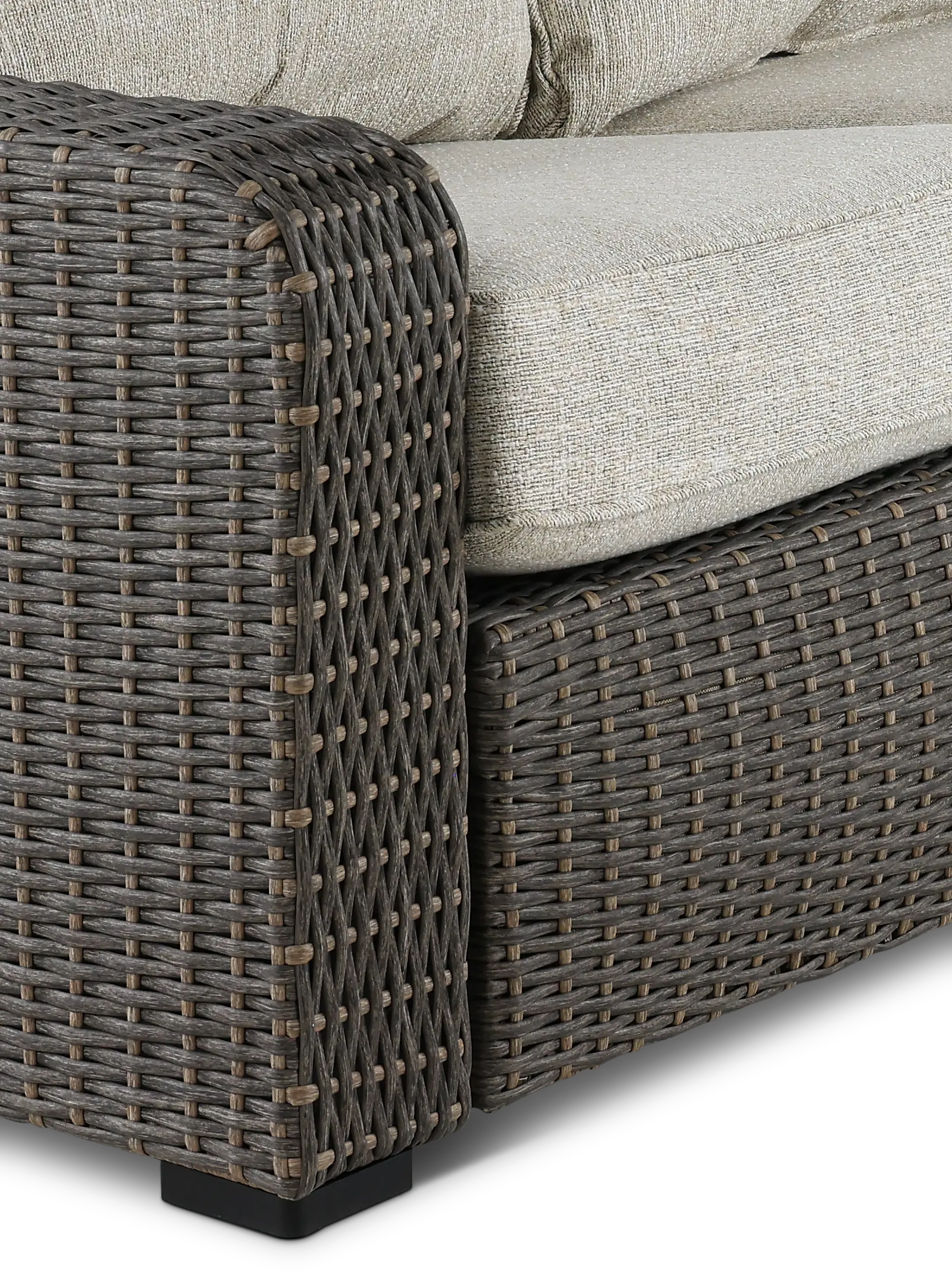 Lemans Woven Patio Sofa with Motion