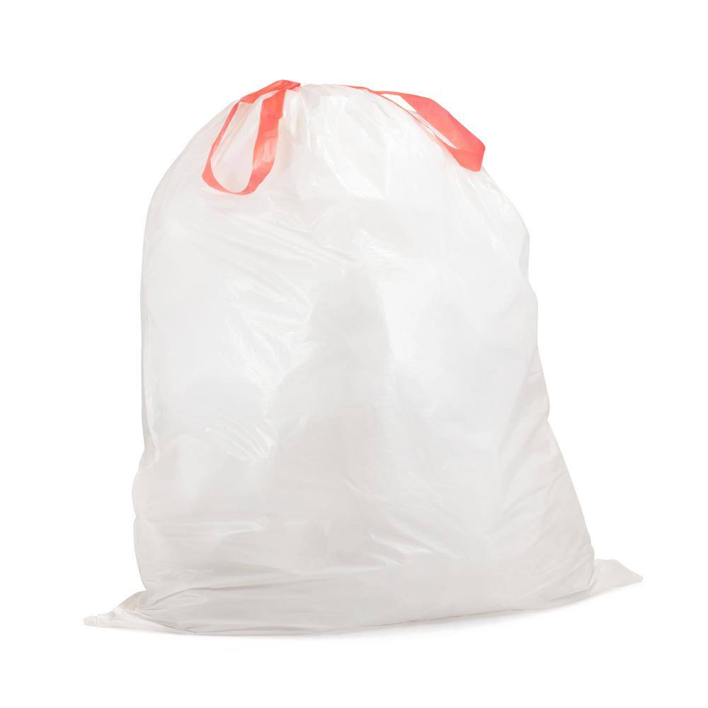 Qualia 21 Gal.80 l Citrus Scented Drawstring Closure Trash Bags Liners (45-Count) HDL10001