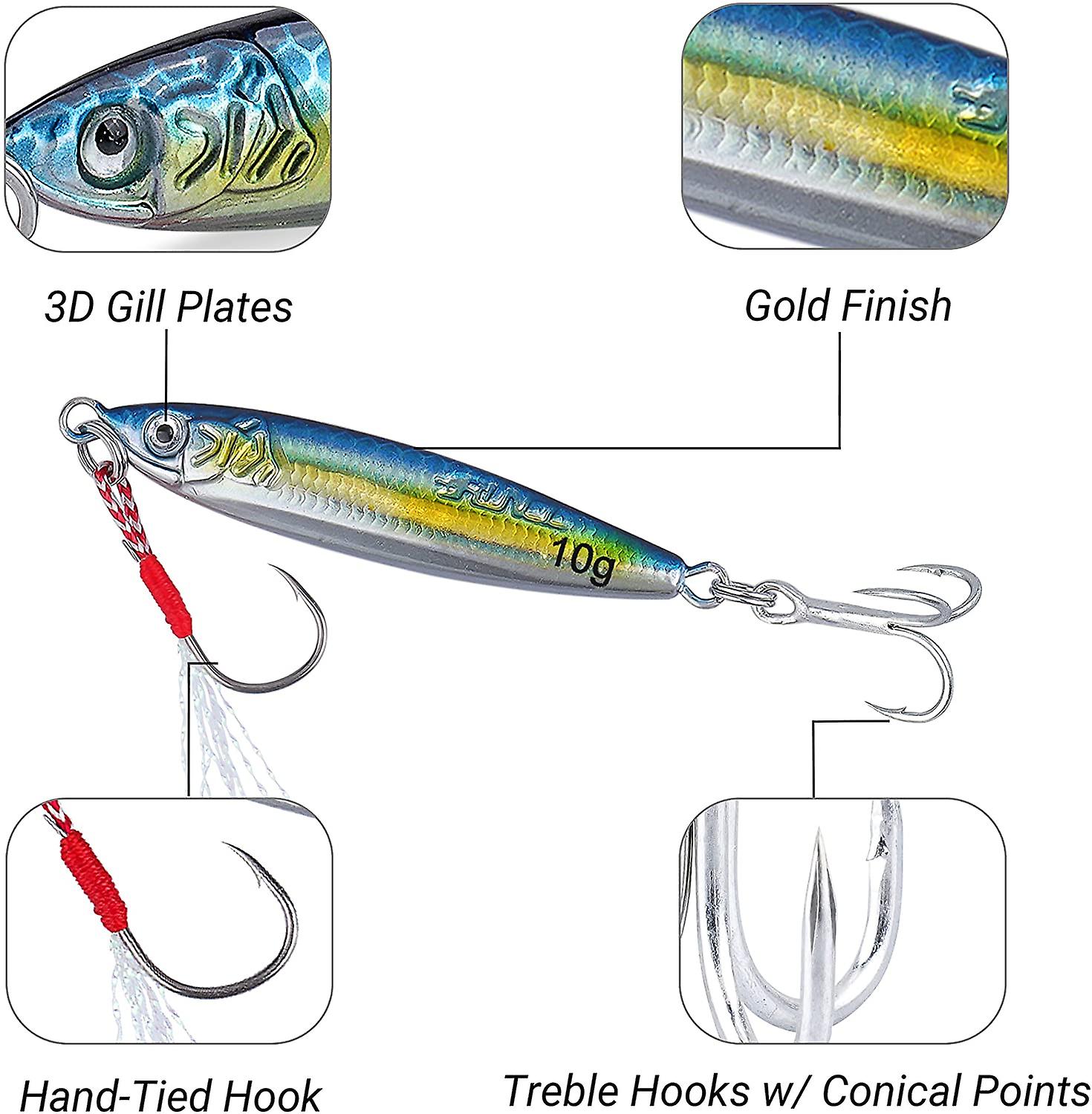 Jigging lures hard lures