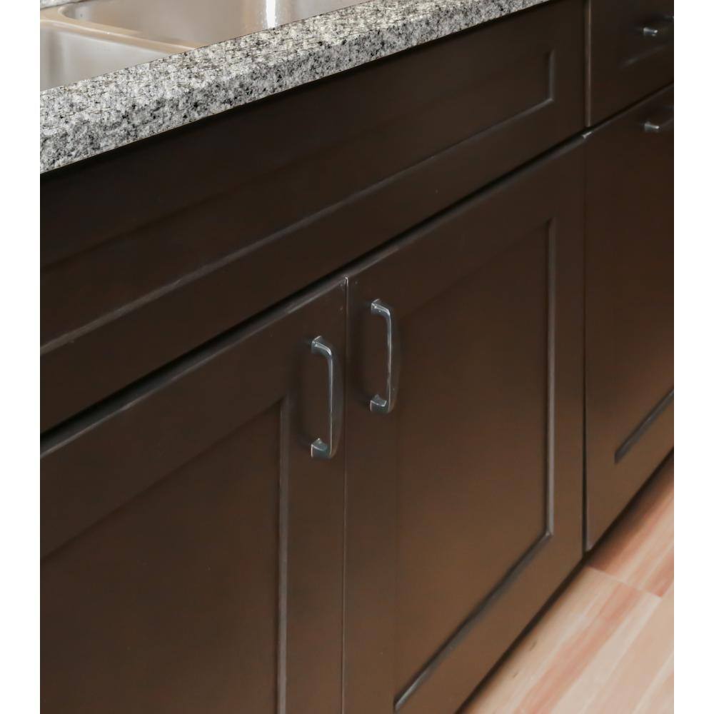 Design House Brookings Plywood Ready to Assemble Shaker 36x34.5x24 in. 2-Door Sink Base Kitchen Cabinet in Espresso 562082