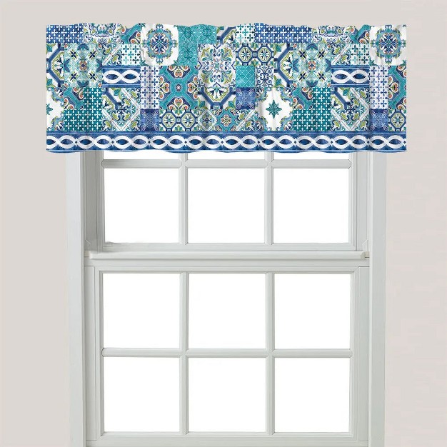 Laural Home Callisto Tiles Window Valance