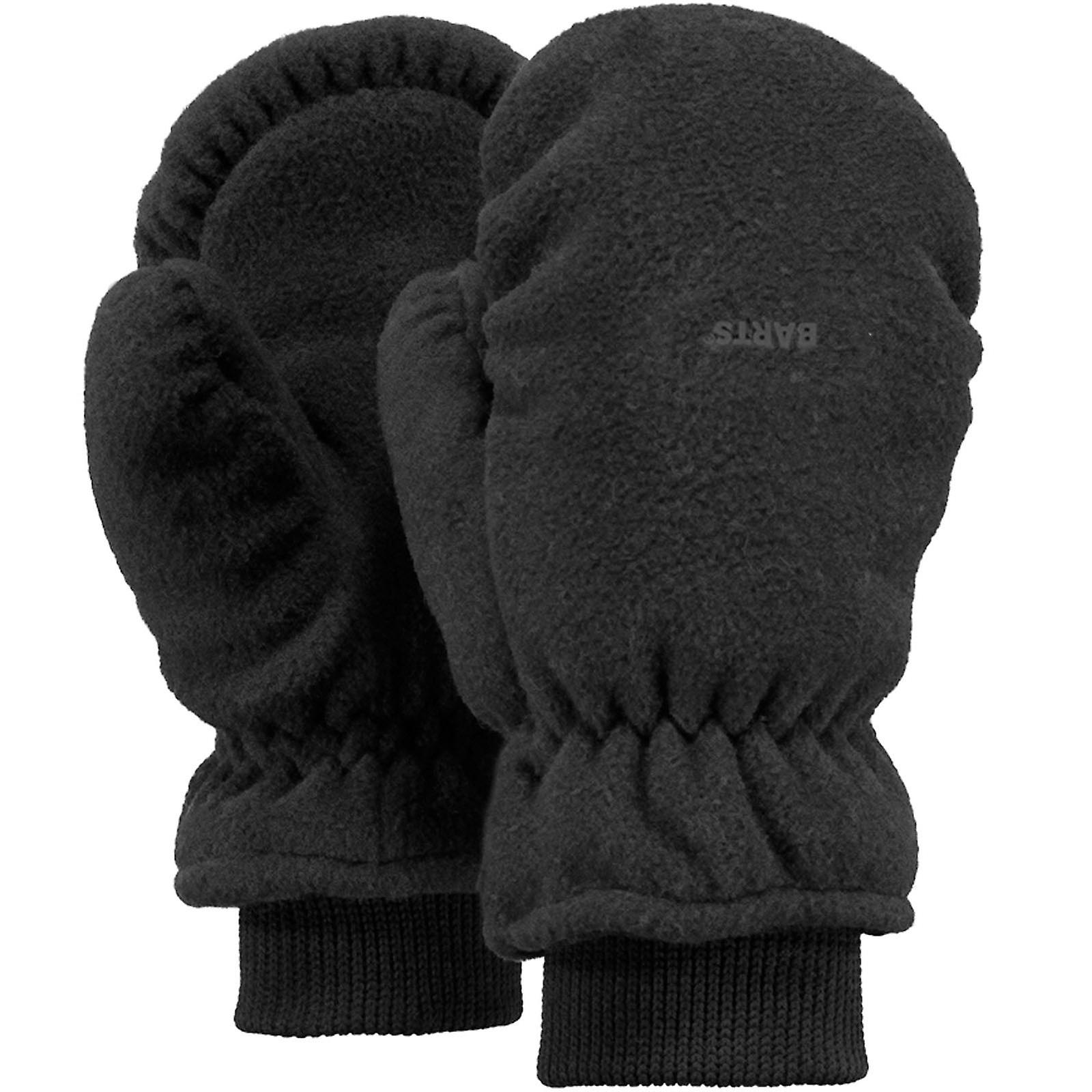 Barts Kids Childrens Soft Fleece Elasticated Cuff Warm Winter Mittens