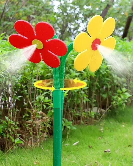 Titans Factory supply  top seller Plastic Dancing Sprinkler Flower Sprinkler