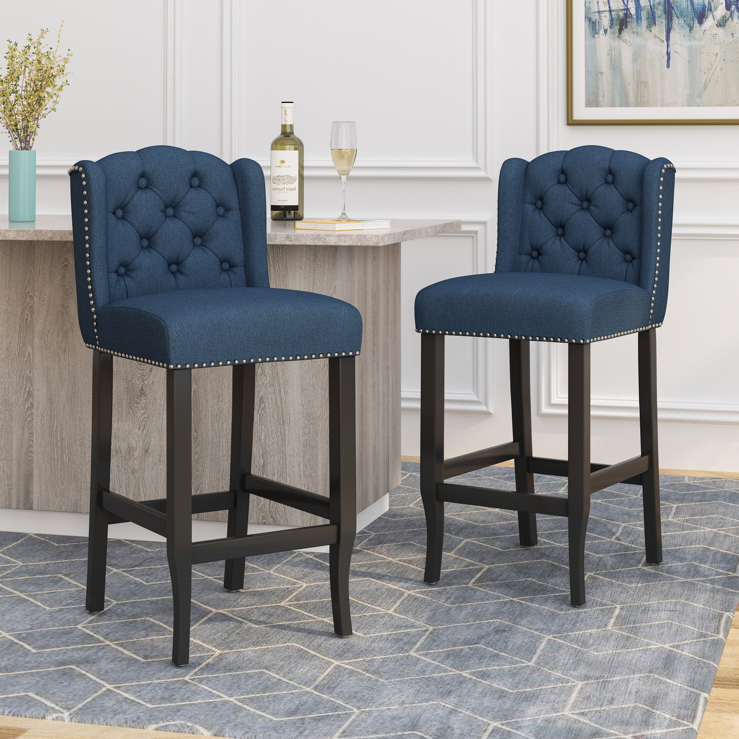 Denisa Wingback Barstool