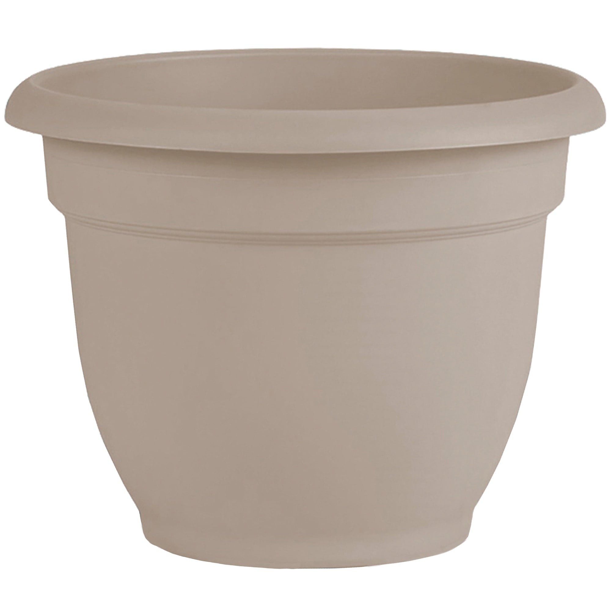 Bloem Ariana Self Watering Planter: 16" - Pebble Stone - Durable Resin Pot, For Indoor and Outdoor Use, Self Watering Disk Included, Gardening, 6 Gallon Capacity