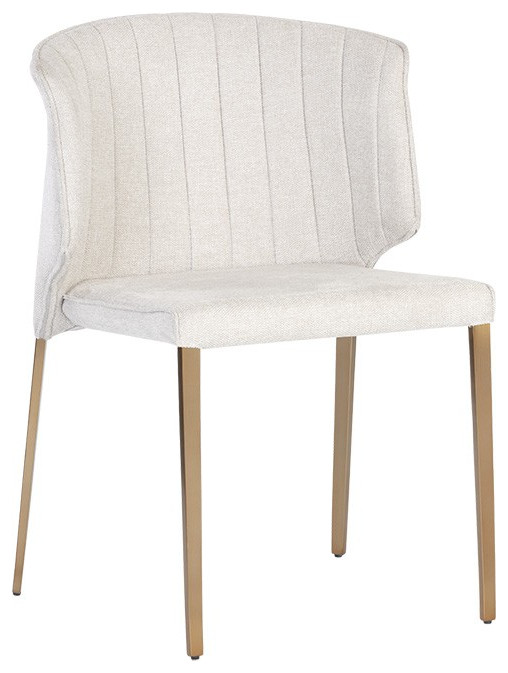 Zayden Dining Chair  Belfast Oatmeal   Contemporary   Dining Chairs   by Sunpan Modern Home  Houzz