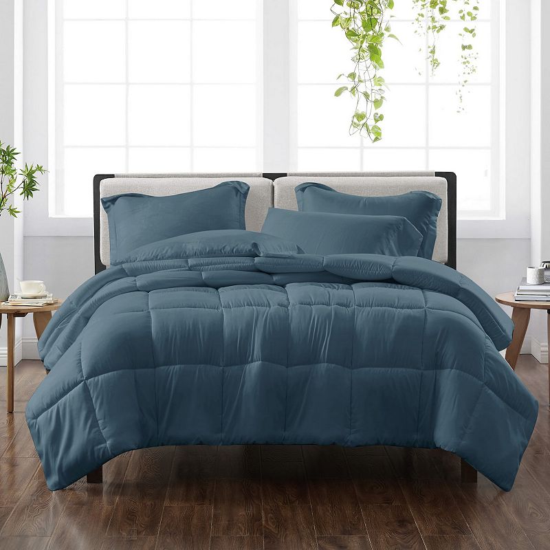 Cannon Solid Comforter Set with Shams