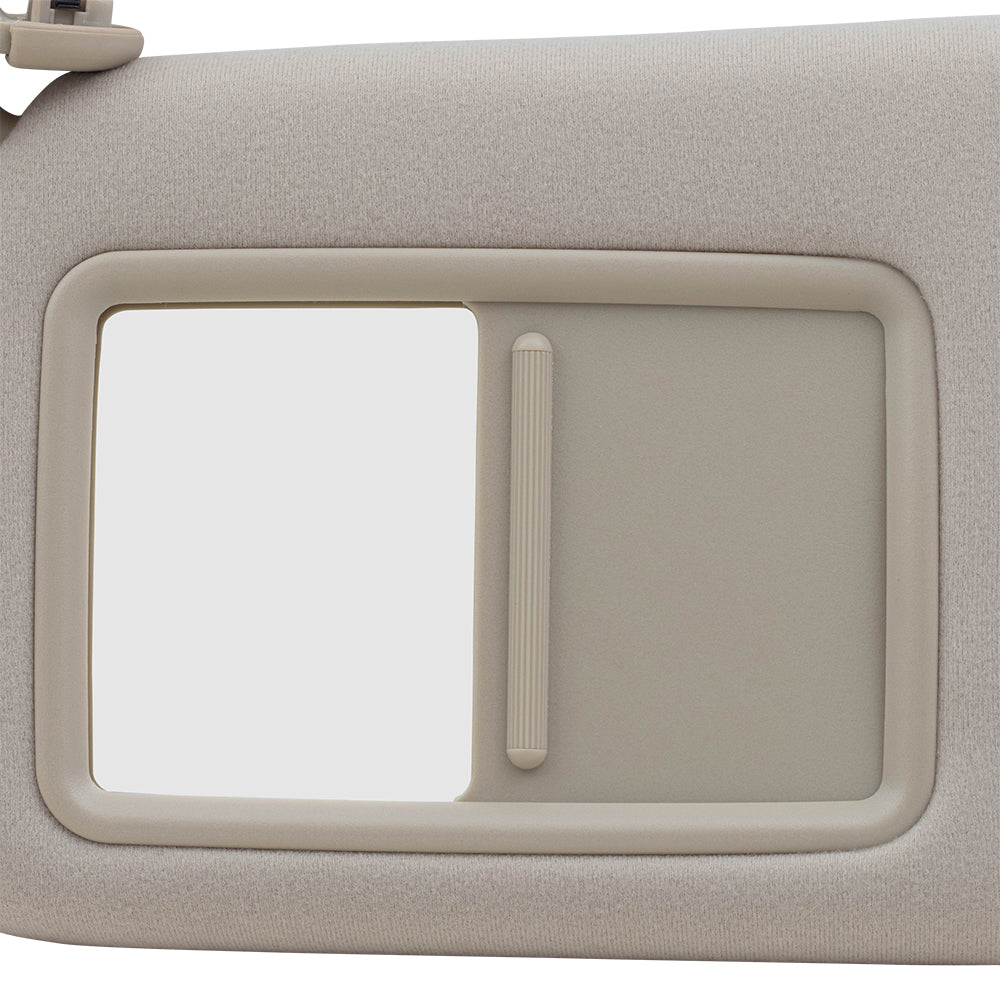 Brock Replacement Beige Sun Visor Compatible with 2007-2011 Camry USA