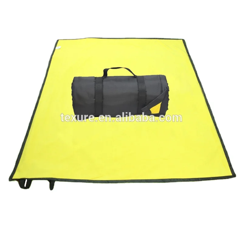 Portable Nylon Water resistant Camping Mat  Stadium Blanket Beach Blanket