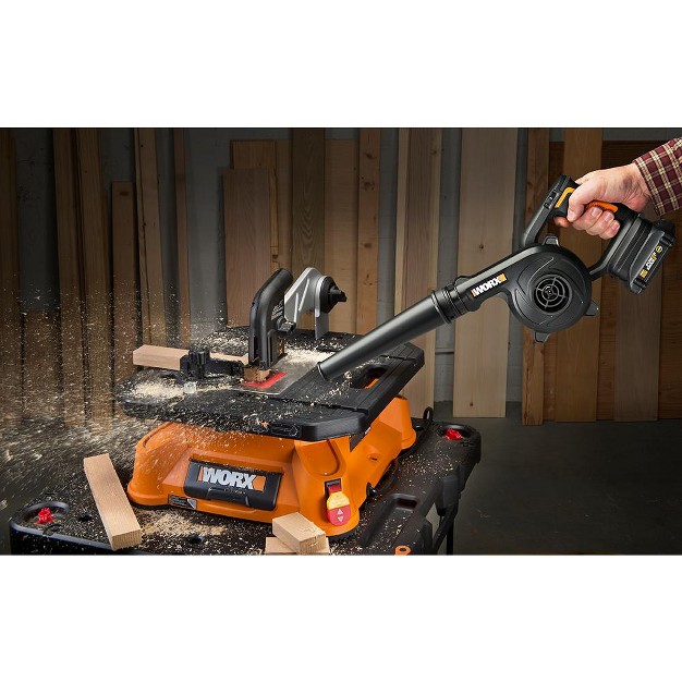 Worx Wx094l 20v Cordless Jobsite Blower