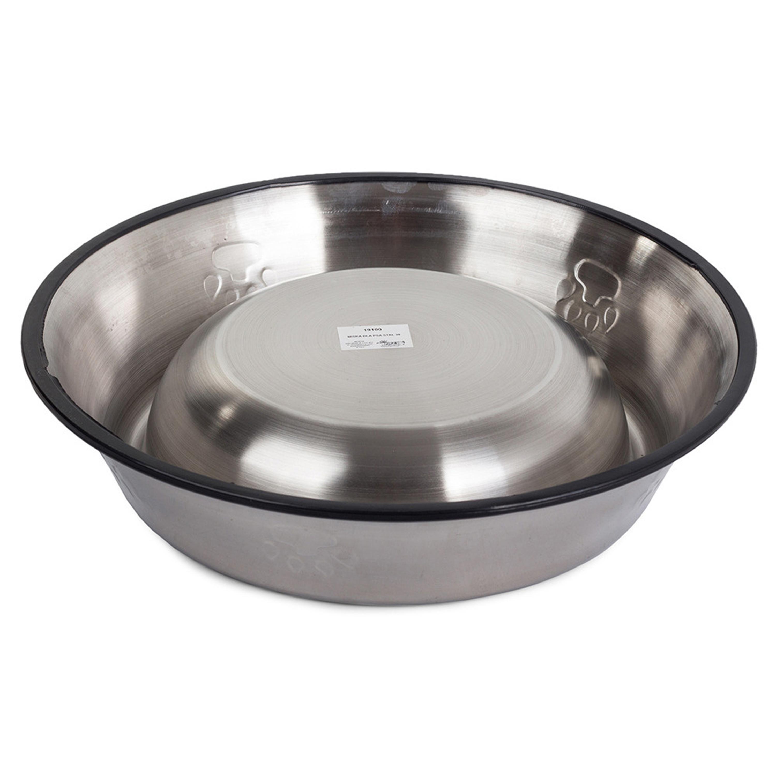 H-basics 2x dog bowl made of stainless steel - feeding bowl， food bowl， dog， cat， pet， food bowl， non-slip， dog bowl， cat bowl， 150ml