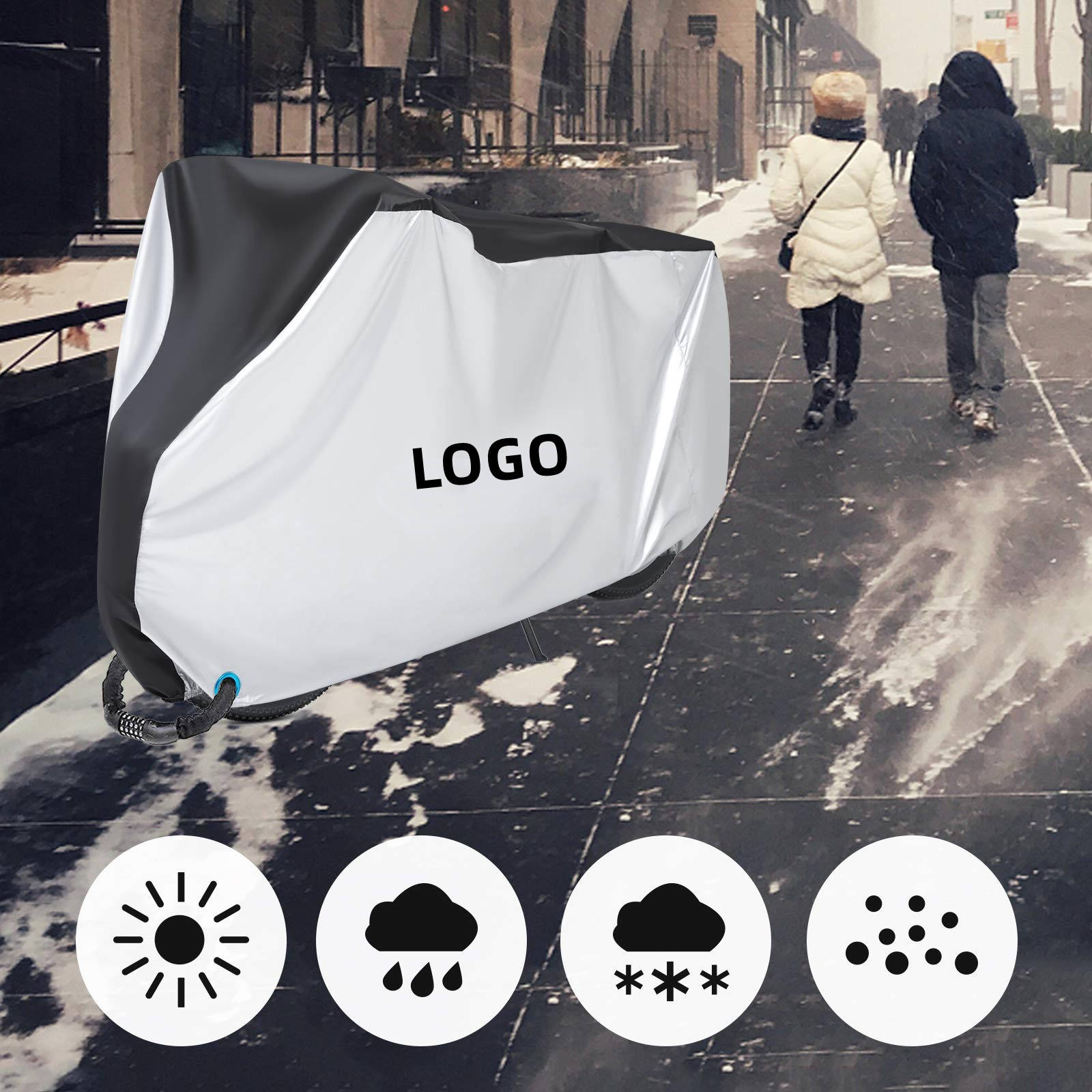 Factory Direct Sales Custom Logo Waterproof Bike Cover Bicycle Cover