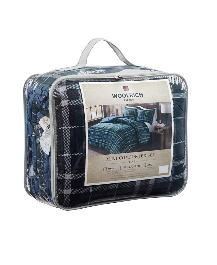 Woolrich Flint Cozy-Spun Down-Alternative Comforter Set， Twin