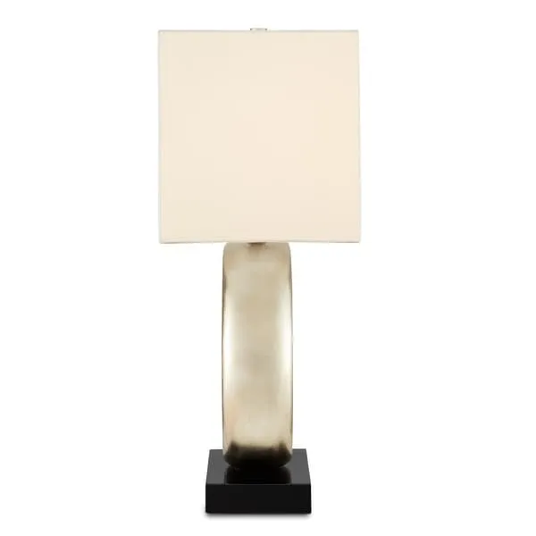 Currey and Company Kirkos Silver Table Lamp - 27