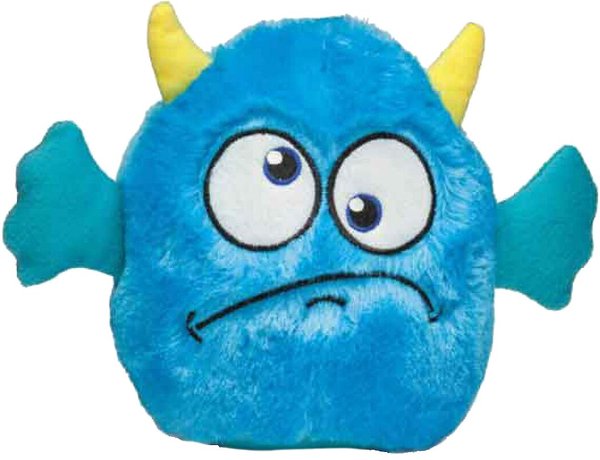 Zanies Rock Monster Squeaky Plush Dog Toy