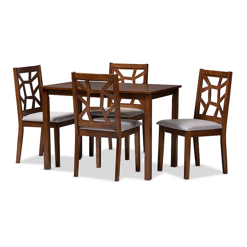 Baxton Studio Abilene Gray Dining Set