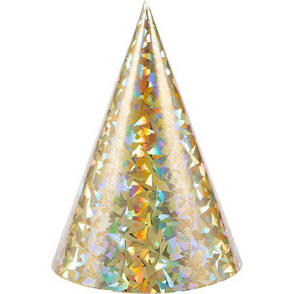 Creative Converting 200221 Prismatic Party Hats