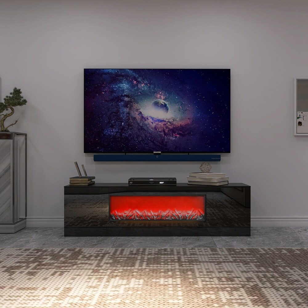 Fireplace TV Stand with 38\