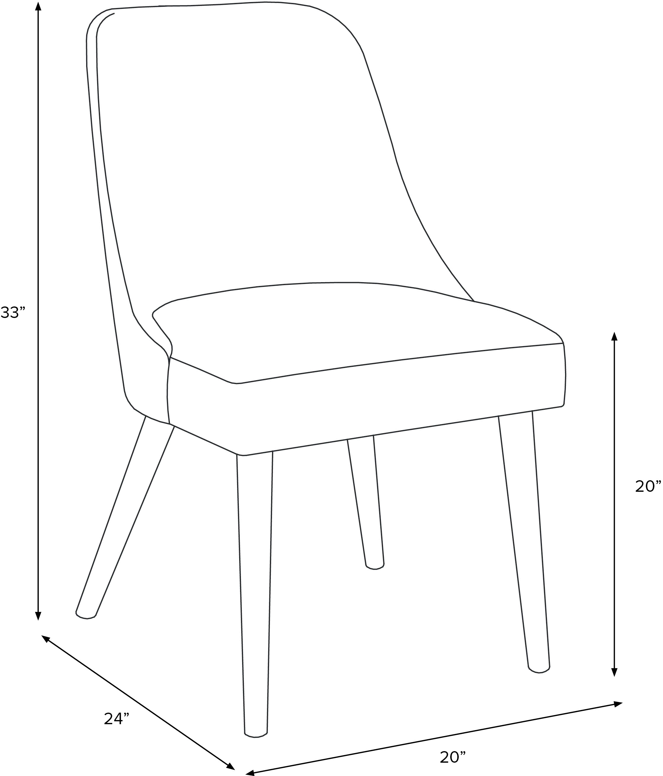 Colton Garden Rose Dining Chair - Skyline Furniture