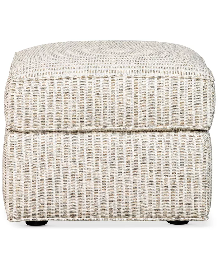 Furniture Jalia Fabric Chair Ottoman