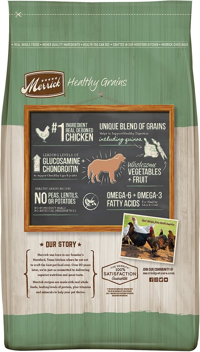 Merrick Healthy Grains Senior Recipe Dry Dog Food