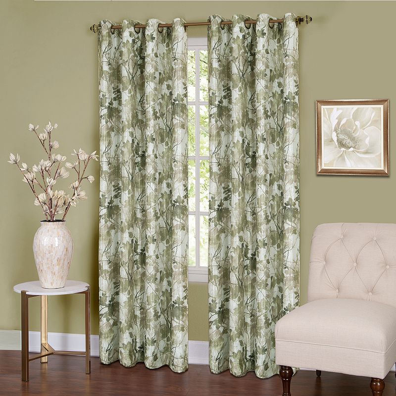 Achim Blackout 1-Panel Tranquil Window Curtain