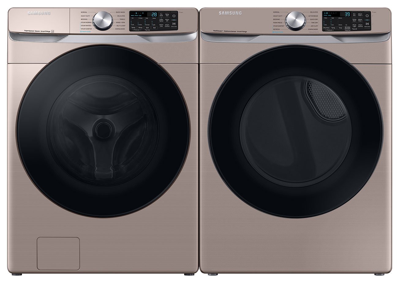  7.5 Cu. Ft. Champagne Smart Electric Dryer With Steam Sanitize+