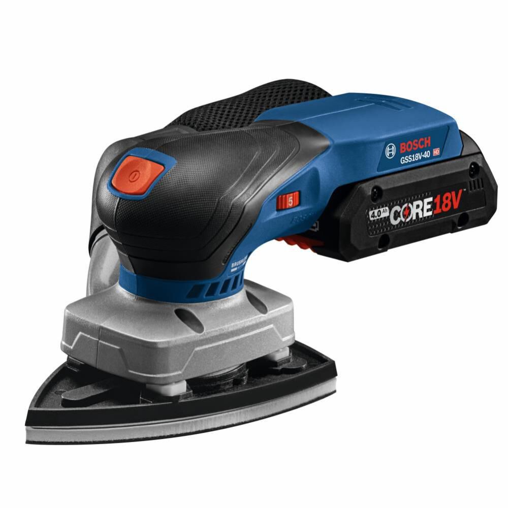 Bosch 18V 1/4 Sheet Orbital Finishing Sander Bare Tool GSS18V-40N from Bosch