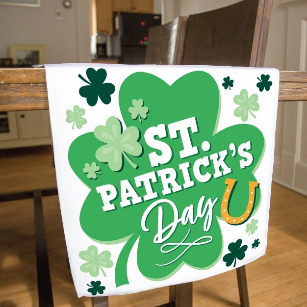 Big Dot Of Happiness Shamrock St Patrick x27 s Day Saint Patty x27 s Day Party Dining Tabletop Decor Cloth Table Runner 13 X 70 Inches