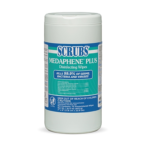 SCRUBS MEDAPHENE Plus Disinfecting Wipes  ITW96365