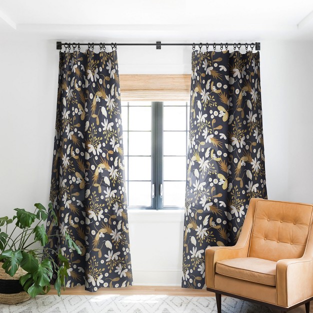 1pc Blackout Window Curtain Panel Deny Designs