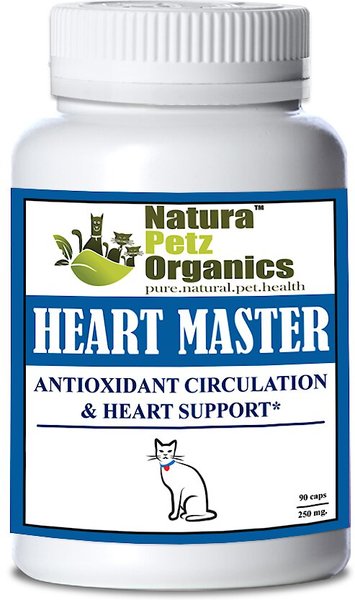 Natura Petz Organics Heart Master Cat Supplement， 90 count