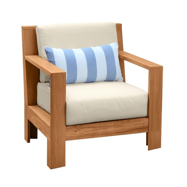 Cambridge Casual Logan 3piece Teak Outdoor Set with Sunbrella Cushion