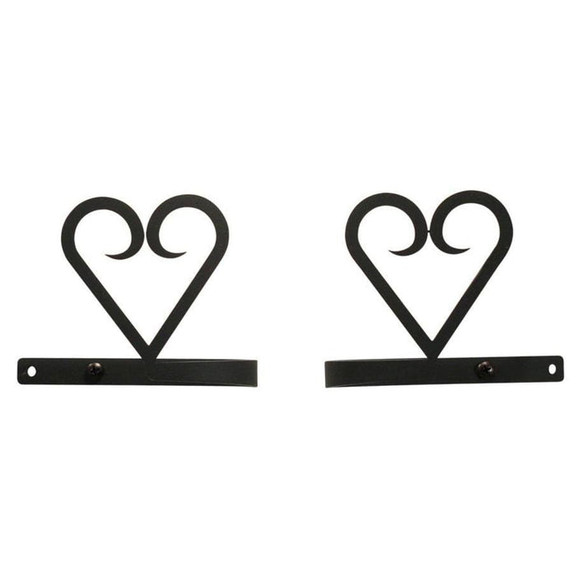 Village Wrought Iron CUR TB 51 Heart   Curtain Tie...